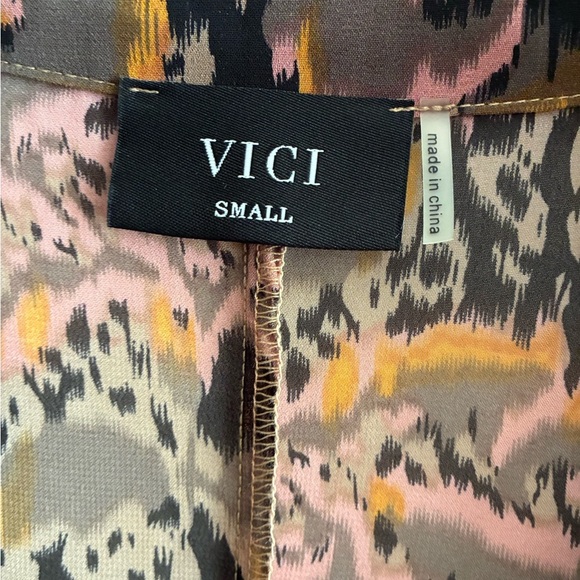 Vici Bohemian Multicolor Multi  Print Mini Dress S - Picture 12 of 15